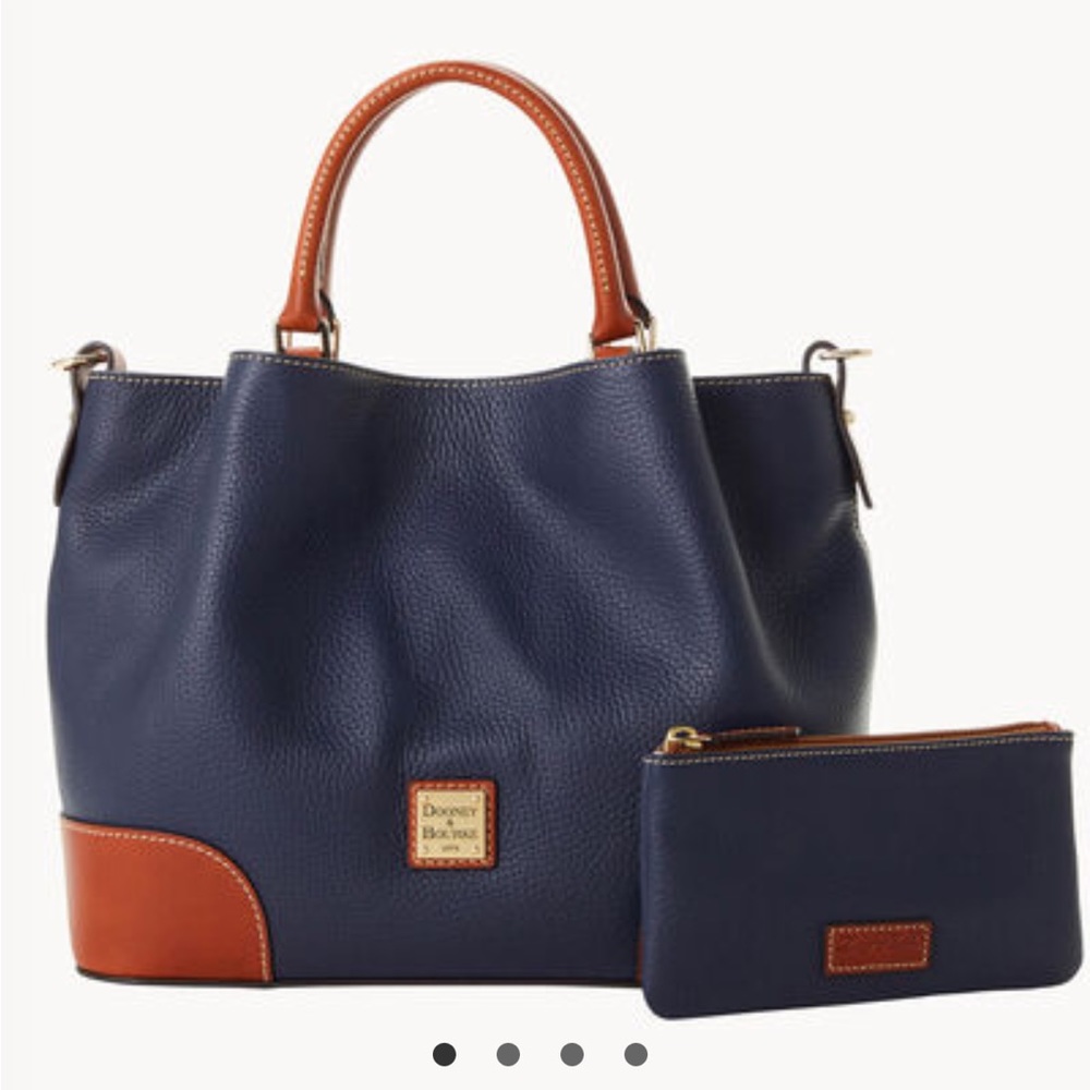 Dooney & Bourke Peeble Grain Brenna (Smoke)